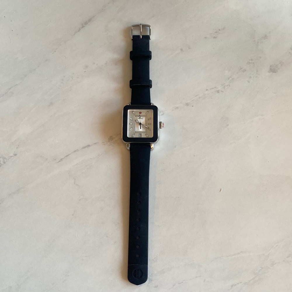 Michele Deco Sport watch, stainless steel